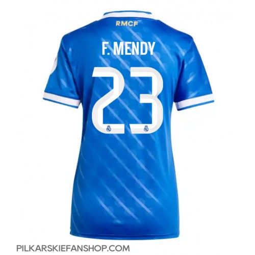 Koszulka piłkarska Real Madrid Ferland Mendy #23 Strój Trzeci dla kobiety 2025-26 tanio Krótki Rękaw Koszulka piłkarska Real Madrid Ferland Mendy #23 Strój Trzeci dla kobiety 2025-26 tanio Krótki Rękaw